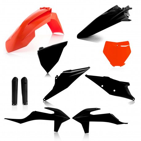 FULL PLASTIC KIT KTM SX/SXF 19-22 - TLD BLACK