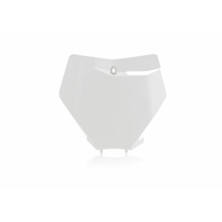 FRONT NUMBER PLATE KTM SX/SXF 19-22 - WHITE