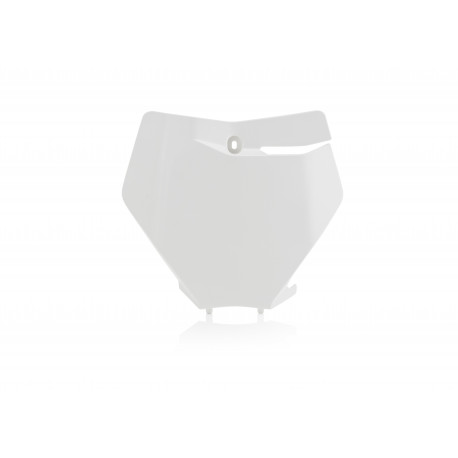 FRONT NUMBER PLATE KTM SX/SXF 19-22 - WHITE