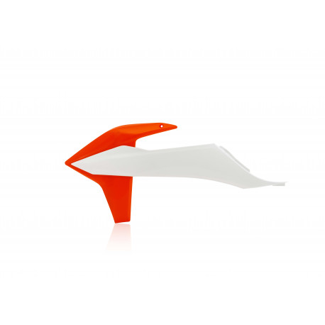 RADIATOR SCOOPS KTM SX-SXF 19-22 / EXC-EXCF 21-23 - ORANGE/WHITE