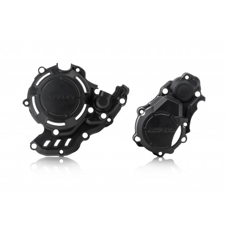 Protection Moteur X-Power 4-Temps KTM 250-350 SXF + HVA 250-350 FC - 16-22 + GasGas MC 250F 20-23 - Noir