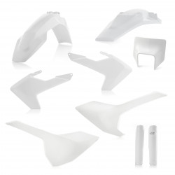 Full Kit Plastique + Plaque Phare HVA TE-FE 17/19 - Blanc