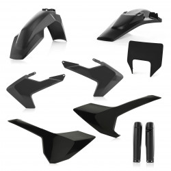Full Kit Plastique + Plaque Phare HVA TE-FE 17/19 - Noir