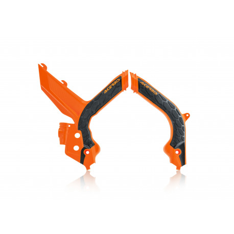 X-GRIP FRAME PROTECTOR KTM SX-SXF 19-22 - ORANGE/BLACK