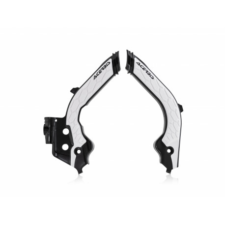 X-GRIP FRAME PROTECTOR HVA TC-FC 19-22 / TE-FE 21-23 + GASGAS 20-23 - BLACK/WHITE