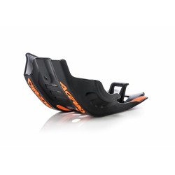 SKID PLATE HVA FC 450 + KTM SXF450 - 19-22 + GASGAS MC 450 21-23 - BLACK/ORANGE