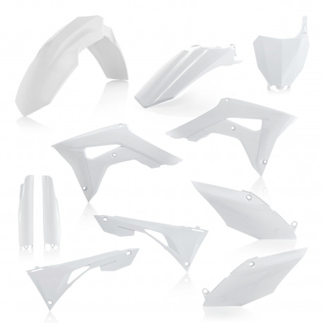 Full Kit Plastique Honda CRF450 19-20 + CRF250 19-21 / 7 pieces - Blanc