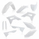 Full Kit Plastique Honda CRF450 19-20 + CRF250 19-23 / 7 pieces = 0023615. - Blanc