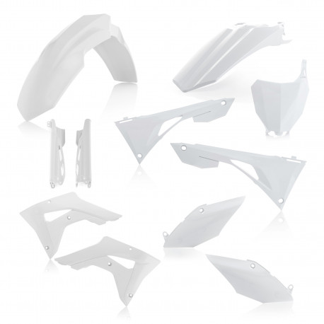 FULL PLASTIC KIT HONDA CRF250X-300X 19-21 + CRF450X 19-20 / 7 PIECES - WHITE