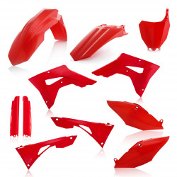 FULL PLASTIC KIT HONDA CRF250X-300X 19-21 + CRF450X 19-20 / 7 PIECES - RED