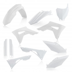 FULL PLASTIC KIT HONDA CRF450X 19-20 / 7 PIECES = 0023619. - WHITE