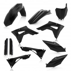 FULL PLASTIC KIT HONDA CRF450X 19-20 / 7 PIECES = 0023619. - BLACK