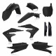 FULL PLASTIC KIT YAMAHA YZF250 19-23 + YZF450 18-22 - 7 PIECES - BLACK