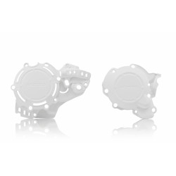 Protection Moteur X-Power 2-Temps KTM SX/EXC 250-300 + HVA TC/TE 250-300 - 19-23 - Blanc