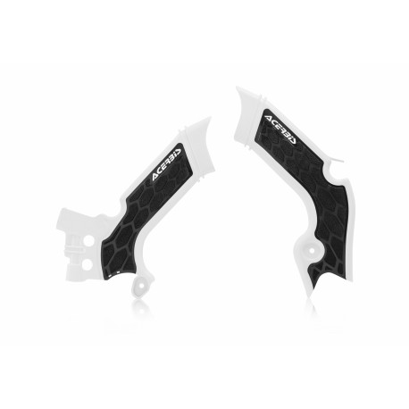 Protection Cadre X-Grip Kawasaki KX 450 19-23 + KX 250 21-23 - Blanc/Noir