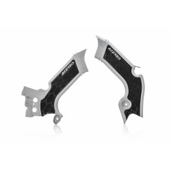 X-GRIP FRAME PROTECTOR KAWASAKI KX 450 19-23 + KX 250 21-23 - GREY/BLACK