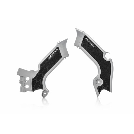 X-GRIP FRAME PROTECTOR KAWASAKI KX 450 19-23 + KX 250 21-23 - GREY/BLACK