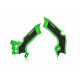 Protection Cadre X-Grip Kawasaki KX 450 19-23 + KX 250 21-23 - Vert/Noir