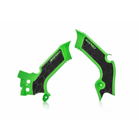 Protection Cadre X-Grip Kawasaki KX 450 19-23 + KX 250 21-23 - Vert/Noir