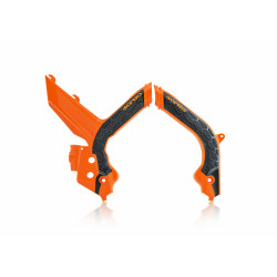Protection Cadre X-Grip KTM EXC/EXCF 20-23 - Orange/Noir