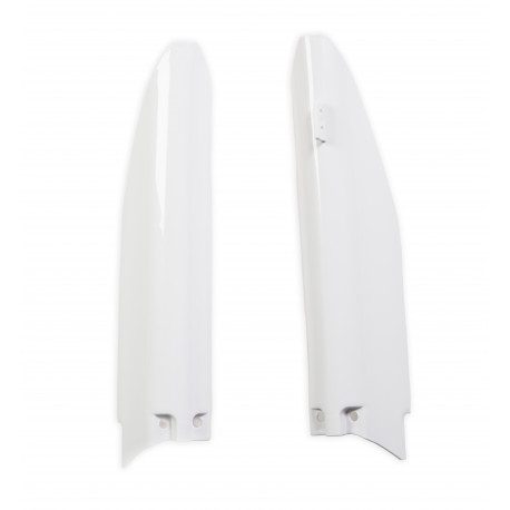 LOWER FORK COVER SUZUKI RM125/250 04-06 + RMZ450 05-06 - WHITE