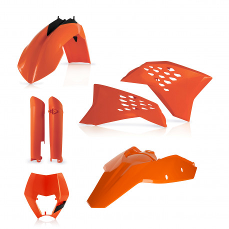 FULL PLASTIC KIT KTM EXC/EXCF 08-11 - ORANGE