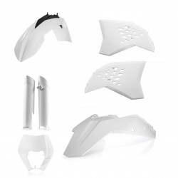 FULL PLASTIC KIT KTM EXC/EXCF 08-11 - WHITE