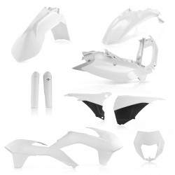 FULL PLASTIC KIT KTM EXC/EXCF 2016 - WHITE