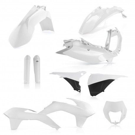 FULL PLASTIC KIT KTM EXC/EXCF 2016 - WHITE