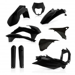 FULL PLASTIC KIT KTM EXC/EXCF 2016 - BLACK