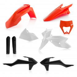 Full Kit Plastique KTM EXC/EXCF 17-19 + Plastique Plaque Phare - Replica 2018