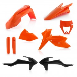 FULL PLASTIC KIT KTM EXC/EXCF 17/19 + HEADLIGHT CAP - REPLICA