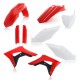 Full Kit Plastique Honda CRF450 17-18 + CRF250 2018 - Rouge/Noir