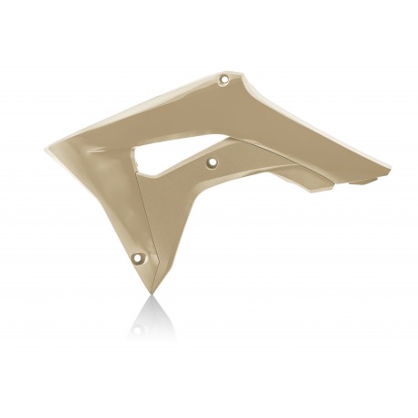 RADIATOR SCOOPS HONDA CRF450 17-20 + CRF250 18-21 - SAND