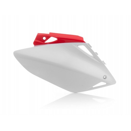 Plaques Latérales Honda CRF450 07-08 - Blanc/Rouge
