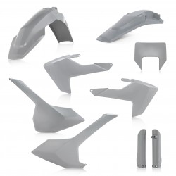 FULL PLASTIC KIT + HEADLIGHT PLASTIC HVA TE-FE 17/19 - GREY