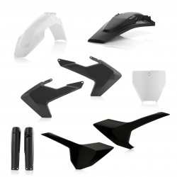 Full Kit Plastique HVA TC/FC 16-18 (NO TC 250 16) - Noir/Blanc