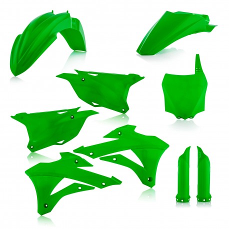 FULL PLASTIC KIT KAWASAKI 85/100 14-23 - GREEN