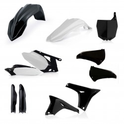 Full Kit Plastique Yamaha YZF450 10-13 - Noir/Blanc