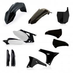 Full Kit Plastique Yamaha YZF450 10-13 - Noir/Blanc