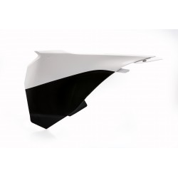Plastique Boite à Air KTM SX 85 13-17 (ONLY LEFT SIDE) - Blanc/Noir