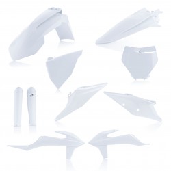 FULL PLASTIC KIT KTM SX/SXF 19-22 - PURE WHITE