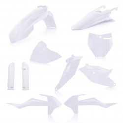 FULL PLASTIC KIT KTM SX 85 18-23 + GASGAS MC 85 21-23 - PURE WHITE