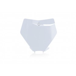 FRONT NUMBER PLATE KTM SX/SXF 19-22 - PURE WHITE