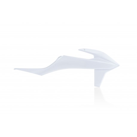 Ouies de radiateurs KTM SX-SXF 19-22 / EXC-EXCF 20-23 - Blanc Pure