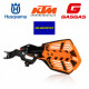 K-FUTURE HANDGUARDS HVA + KTM + GASGAS + SHERCO - BLACK/ORANGE