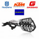 K-FUTURE HANDGUARDS HVA + KTM + GASGAS + SHERCO - WHITE/BLACK