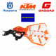 K-FUTURE HANDGUARDS HVA + KTM + GASGAS + SHERCO - ORANGE/WHITE