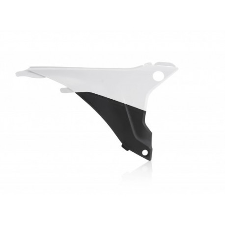 AIR BOX COVER KTM EXC + EXCF 14-16 - WHITE/BLACK