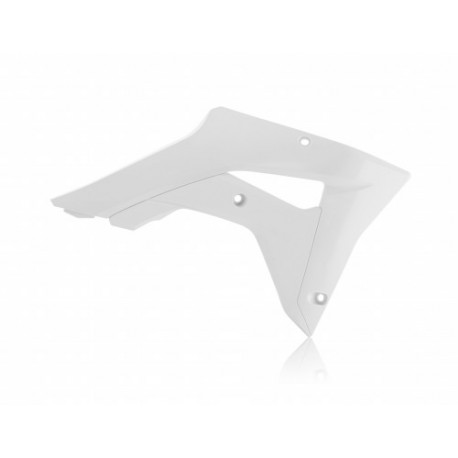 RADIATOR SCOOPS HONDA CRF 250-300 RX 19-23 + CRF 450 X/L/RX 19-20 - WHITE